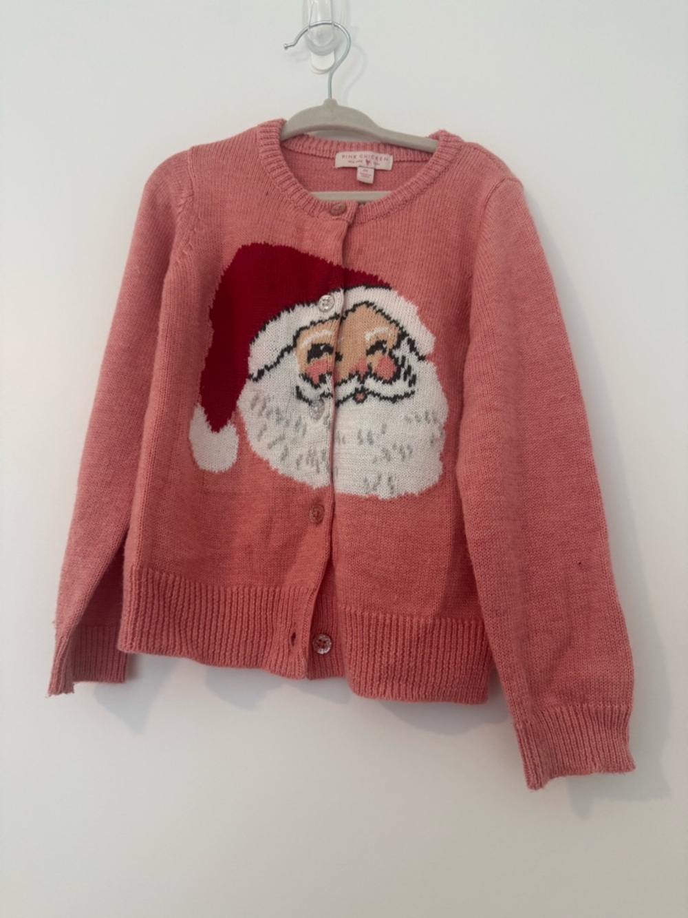 Pink Chicken Soft Pink Knit Sweater Label Detail